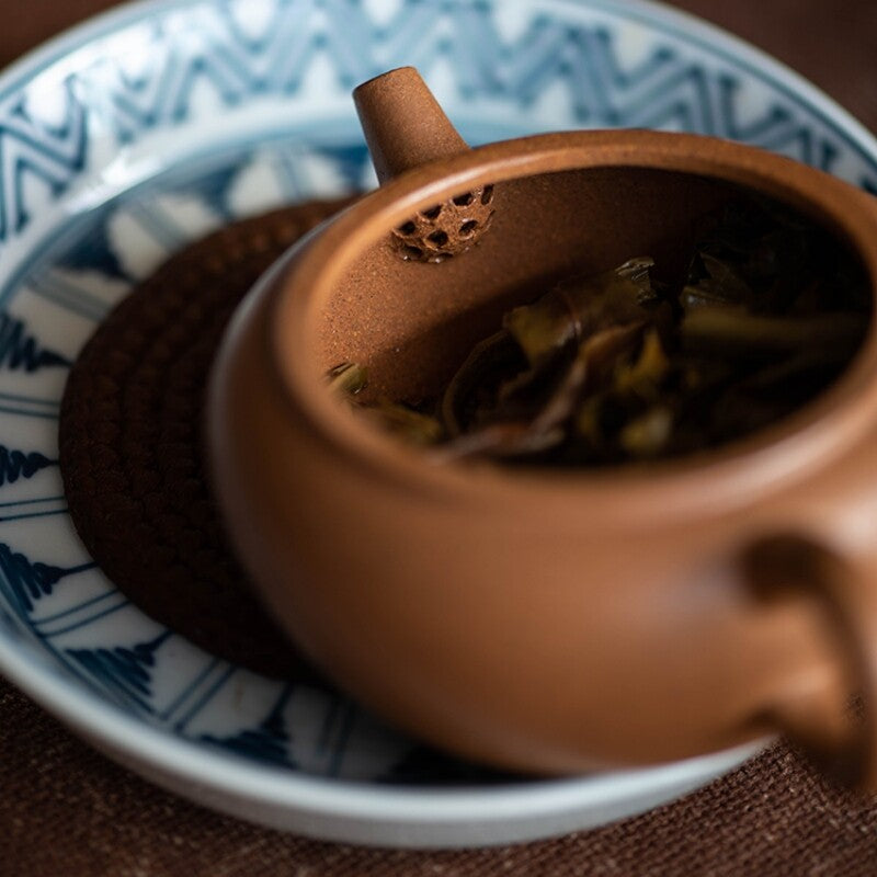 Original Ore Yixing Zisha Duan Clay Marked Tea Pot 10 Infuser Holes Handmade Pot