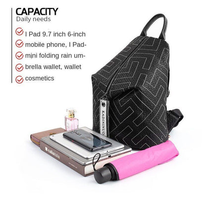 Leather Backpack Fashion All-match Backpacks Travel Large Capacity Dumpling Bag