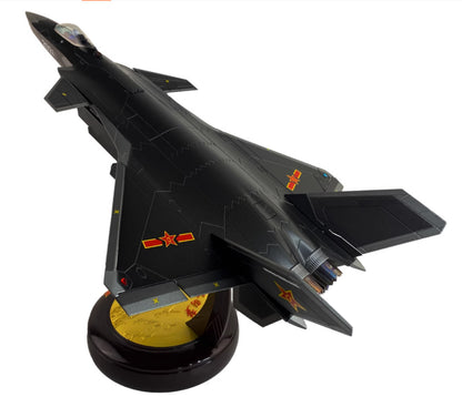 1:48 46CM J-20 Stealth Fighter Jet Airplane Diecast Military Aircraft Model