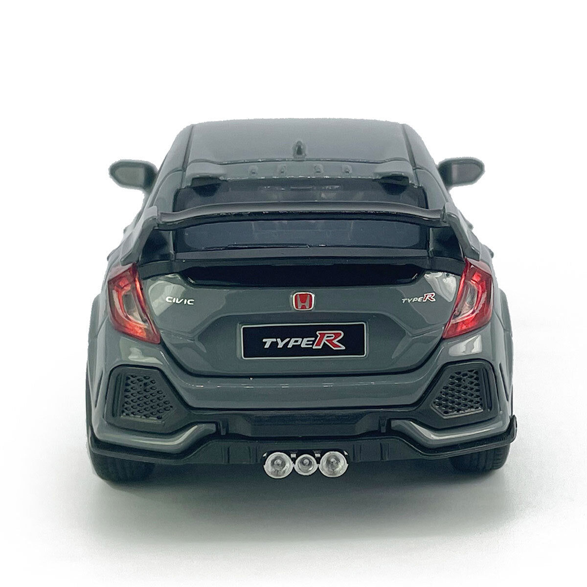 1/32 Honda Civic Type R Model Car Diecast Toy Cars Toys for Boys Kids Gifts Gray