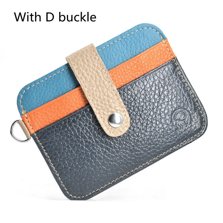 Cow Leather Male Wallet with Small Money Bag New Thin Credit Card Holder Vintage
