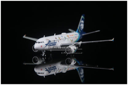 1:400 GeminiJets Alaska BOEING A320-200 Airplane Diecast Plane Aircraft Model