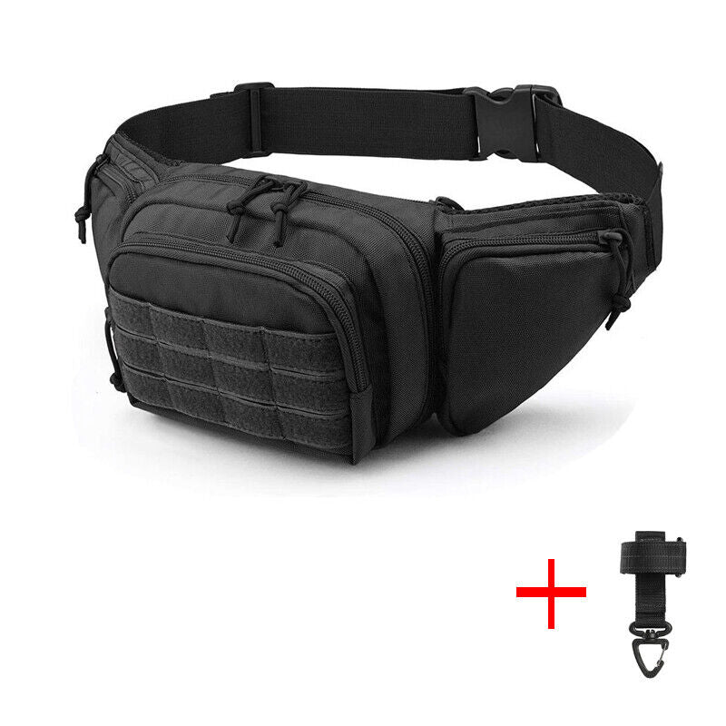 Men Waist Pack Nylon Pouch Army Military Hunting Climbing Camping Belt Bag