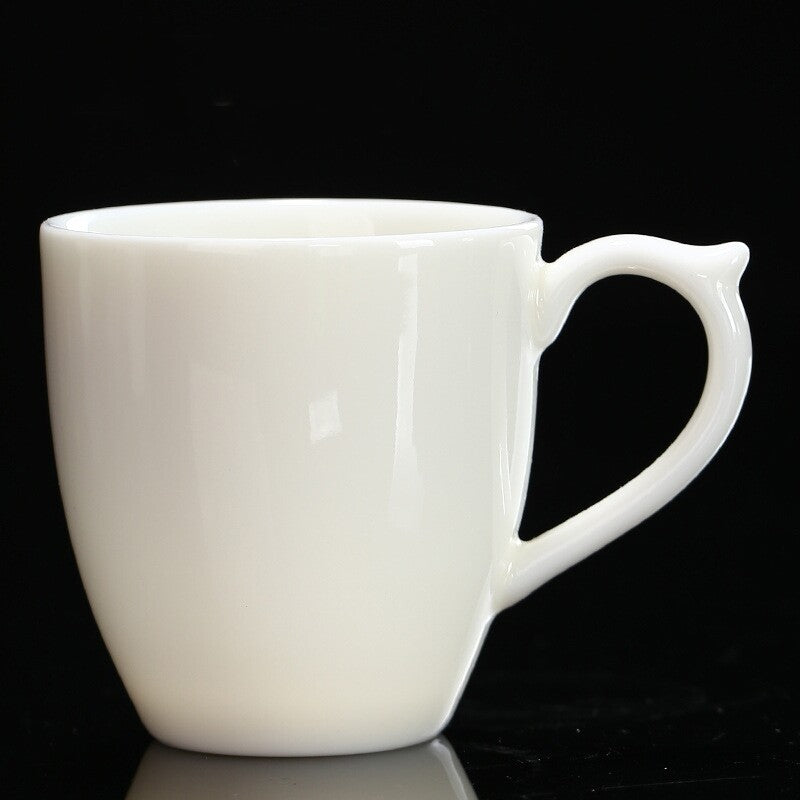 On Sales Porcelain Teacup With Handle Chinese Office Cup Ceramic Butterfly 100ml