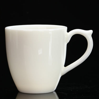 On Sales Porcelain Teacup With Handle Chinese Office Cup Ceramic Butterfly 100ml