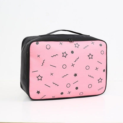 Travel Cartoon Cosmetic Bag Makeup Case Large Toiletry Storage Organizer Bag 1PC