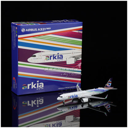 1:400 JC Wings Arkia Airlines Airbus A321NEO Diecast Aircraft Model