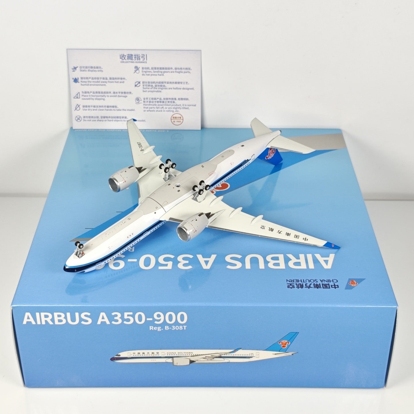 1:400 NGmodels China Southern Airbus A350-900 Passenger Diecast Airplane Model