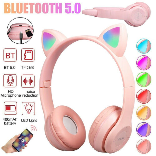 Audifonos inalambricos Bluetooth 5.0 Plegables Auriculares Universal Telefonos