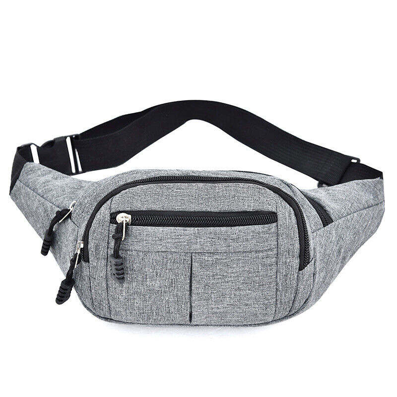 Men's Waist Pack Bags Belt Bag Travel Riding Motorcycle Crossbody Purse Pouch