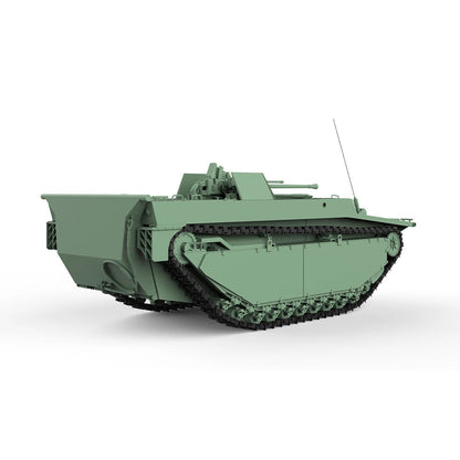 SSMODEL SS72670 1/72 25mm Military Model Kit France LVT-4 Bofors Light Tank