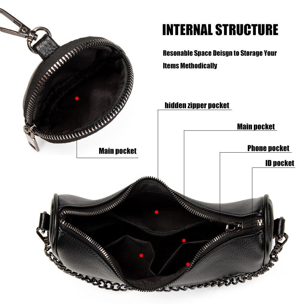 Crossbody Handbag Multipurpose Soft Shoulder Bag Luxury Small Purses Polyester
