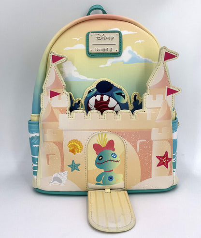Disney Cosplay Mini Backpack Stitch Bag Loungefly Sandcastle Beach Surprise