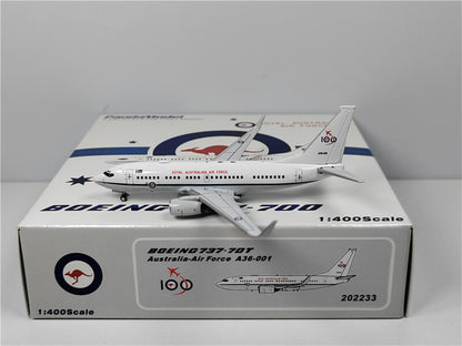 Panda Model Royal Australian Air Force FOR BOEING B737-700 A36-001 1:400 Model