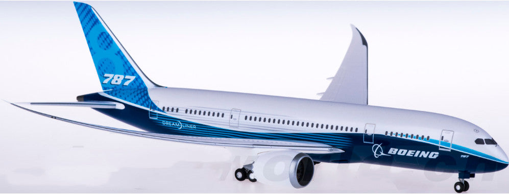 1:200 29CM Hogan BOEING 787-8 Passenger Airplane ABS Plastic Aircraft Model
