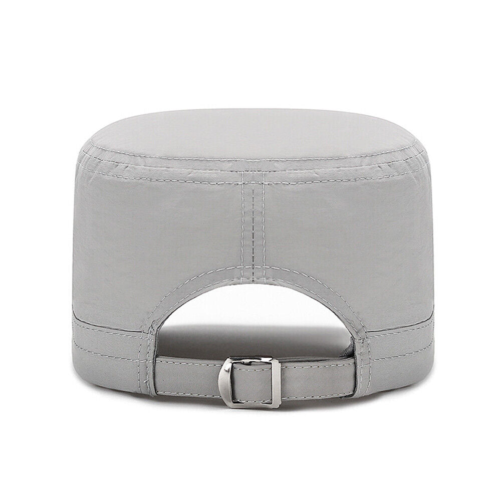Buckle Back Cap Snapback Caps Flat Hats Army Cap Sun Visor Cap All-match