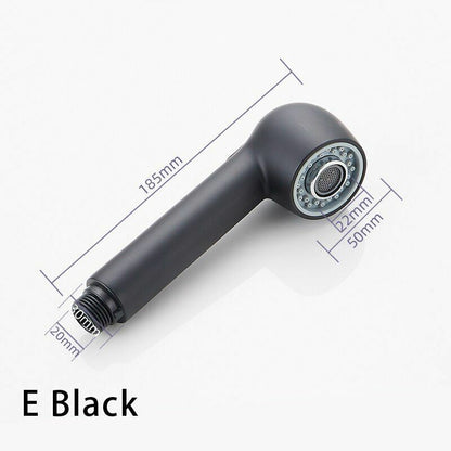 ABS Kitchen Tap Pull Out Parts Faucet Replacement Accessories Small Nozzle Head
