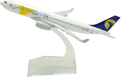 1:400 16cm B767-300ER Mongolian Airlines Metal Airplane Model Plane Toy