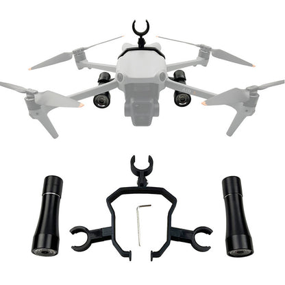 2 Pcs Black Flashlight With Bracket & Wrench Durable For DJI Air 3 Drone