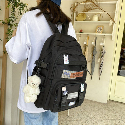 Women Backpack Female Student Girls School Bag Light Travel Knapsack