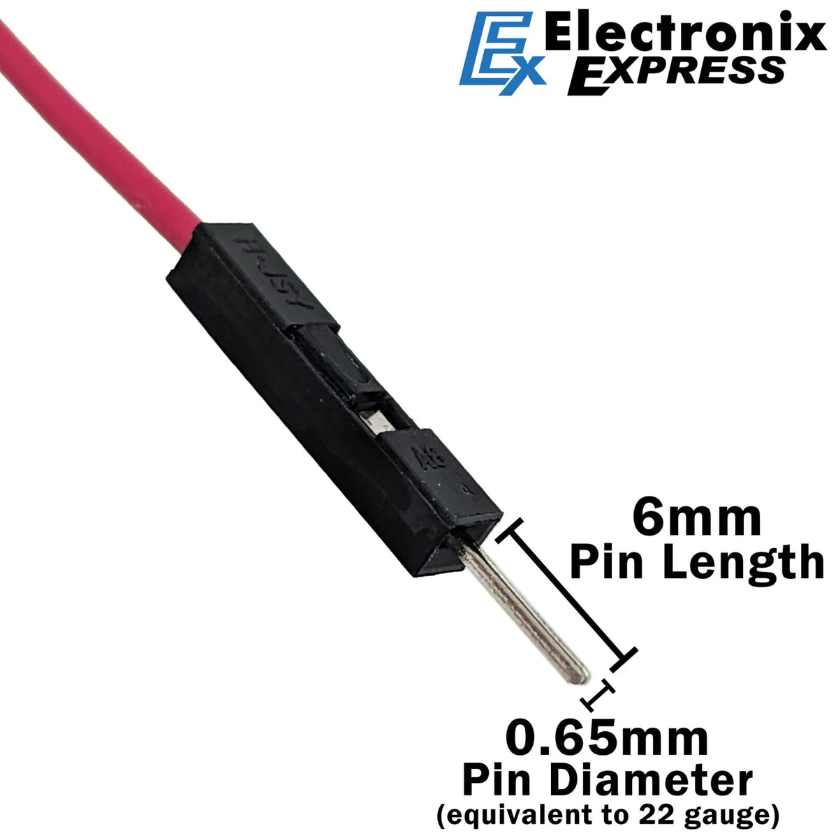 10 Piece Male to Male Jumper Wires for Breadboard, 6" Length, 5 Different Colors