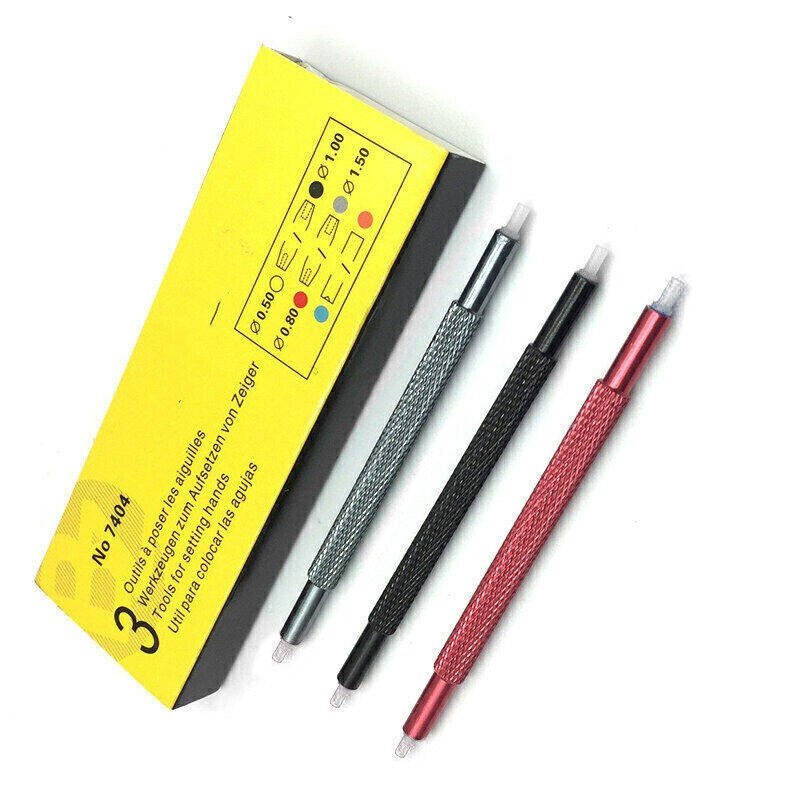 3pcs 7404 Watch Hand Presser Pointer Pusher Fitting Punch Watchmaker Repair Tool