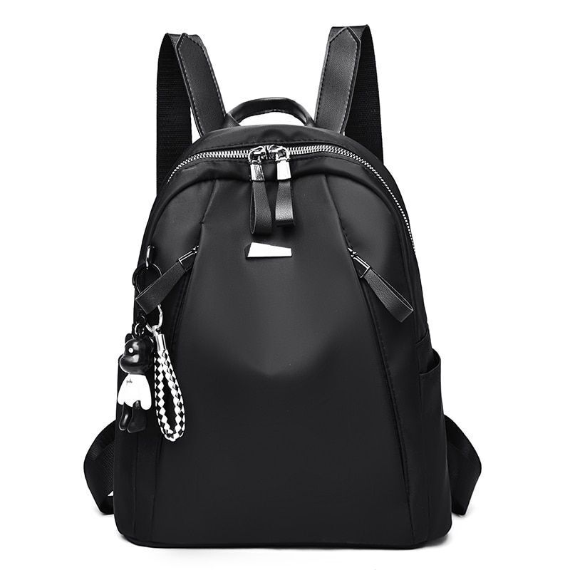 Large Travel Anti-theft Backpack Waterproof Shoulder Bag Oxford Polyester Khaki