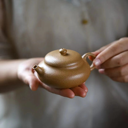 150ml Yixing Zisha Pottery Handmade Purple Clay JiangpoNi Bianyu Teapot Tea Pot