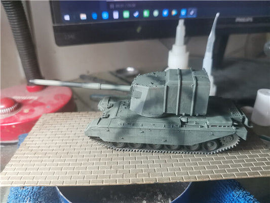 Homemade 1/72 British FV4005 Tank Destroyer Finished Model Ornament Toys
