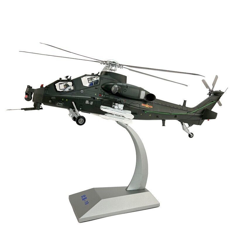 1:32 45CM PLA Aviation WZ-10 Helicopter Airplane Diecast Military Aircraft Model