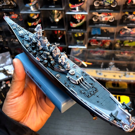 1/1000 U.S.A USS Missouri Battleships Camouflage Exquisite Warship Model