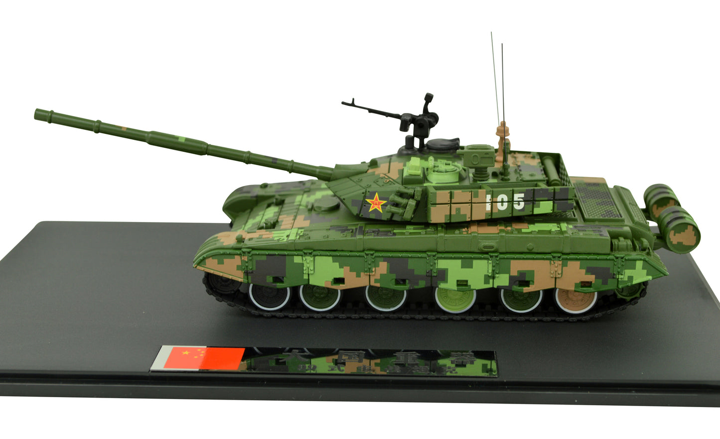 1:72 Chinese PLA ZTZ-99A Main Battle Tank Model Metal Diecast Armored Car 105
