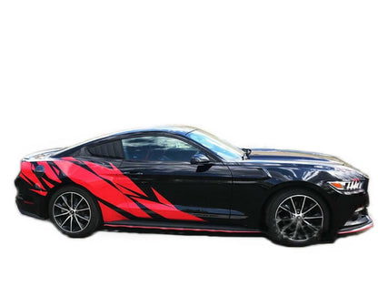 Graphic Vinyl Stripe Side Door Car Sticker Side Decal Kit For All models Custom