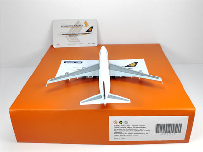 1:400 JC Wings SINGAPORE AIRLINES BOEING B747-200 Airplane Diecast Model