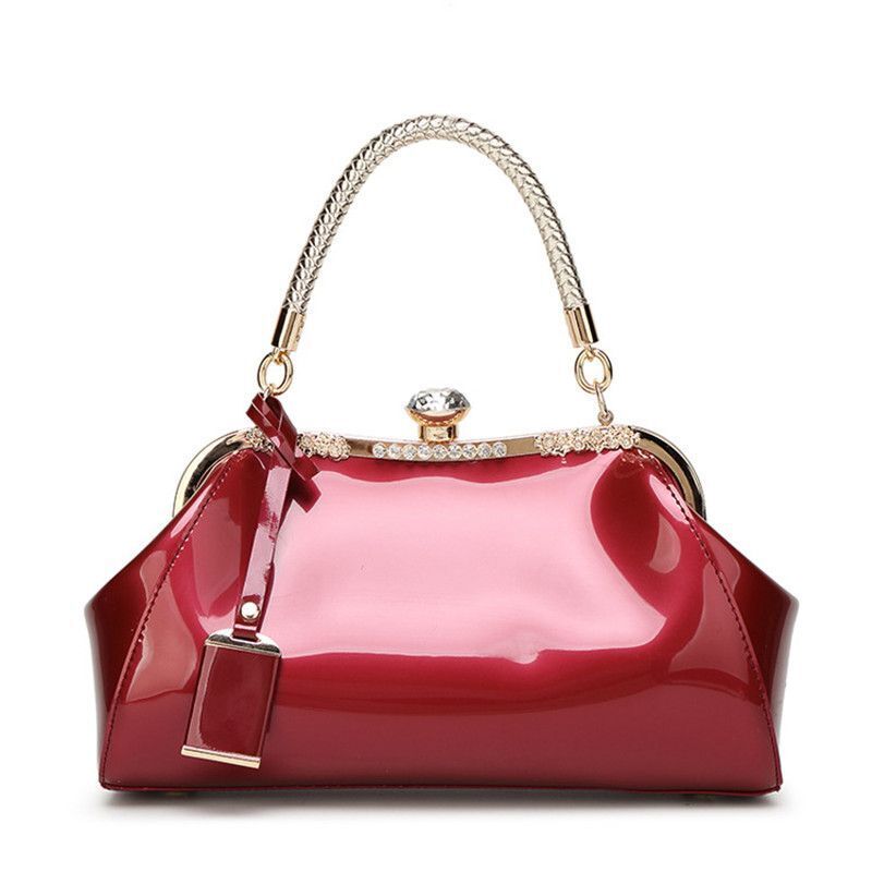 Evening Messenger Bag Handbags Patent Leather Shoulder Clutches 32*18*13 cm 1 pc