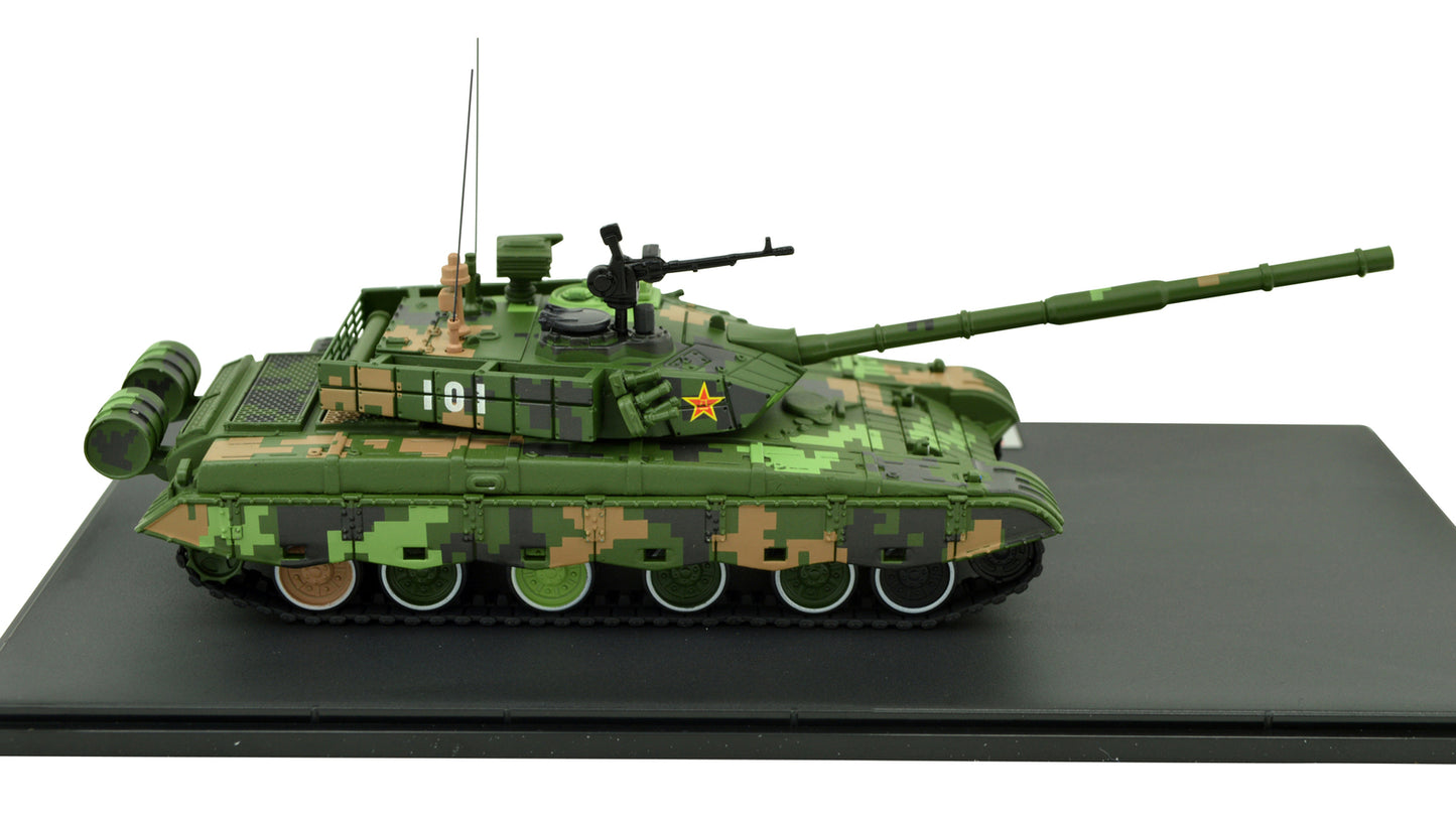 1:72 Chinese PLA ZTZ-99A Main Battle Tank Model Metal Diecast Armored Car 101