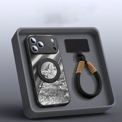 Mobile Phone Cover Cases for iPhone 17/16/15 Pro Max Equipped with Phone Strap