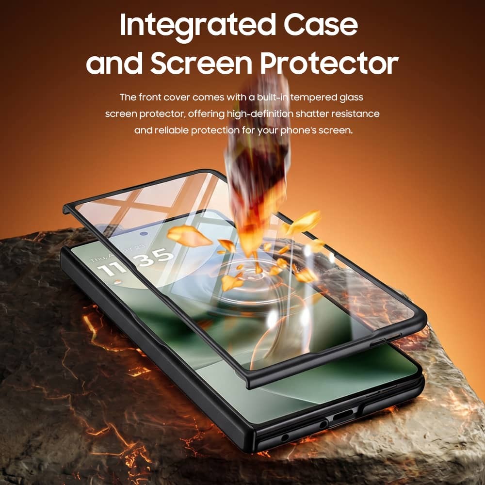 For Motorola Razr Fold Case Magnetic Ring Stand Hinge Rugged Protector Case