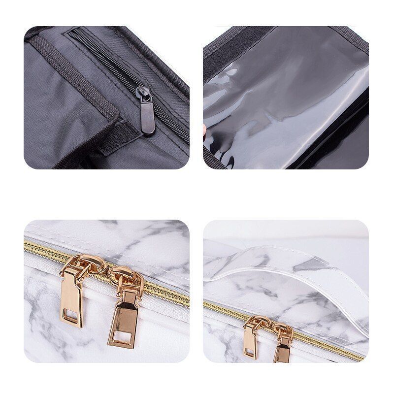 Marble Cosmetic Bag Storage Multi Functional Portable Traveling Makeup Cases 1PC