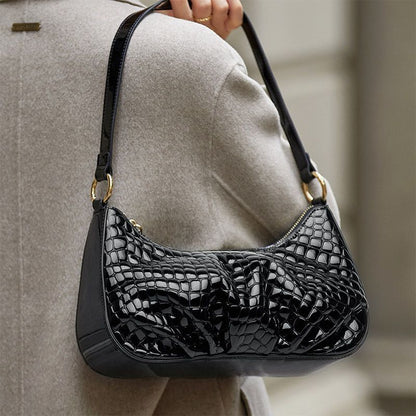 Genuine Leather Handbag Shoulder Bag Winter Skin Bags Purses 30*7.5*16.5 CM 1 PC