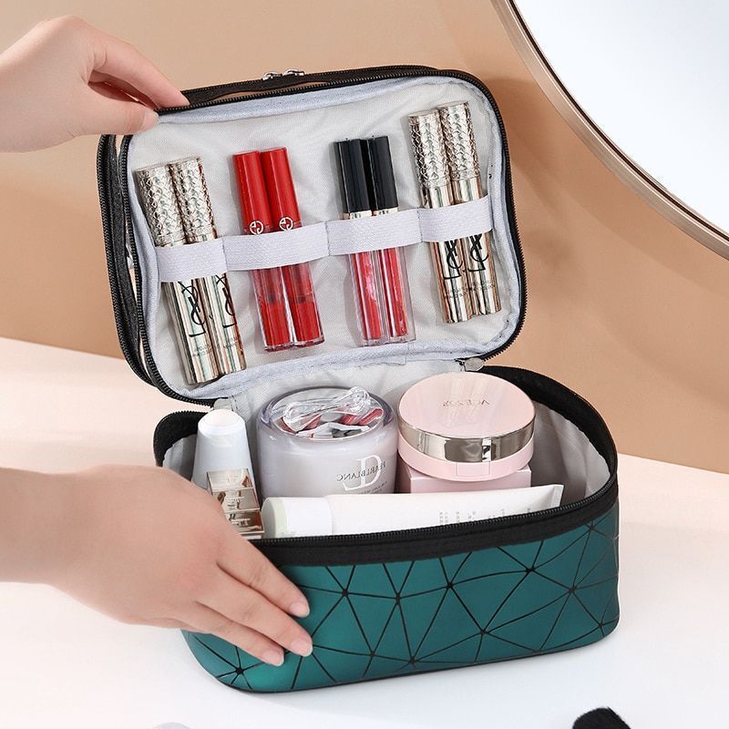 Multifunction Transparent Cosmetic Bag Make Up Case Travel Makeup Toiletry Bags
