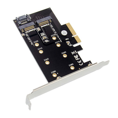 PCIE X4 M.2 B&M KEY NGFF Solid State Drive Adapter Conversion Card Drive Free