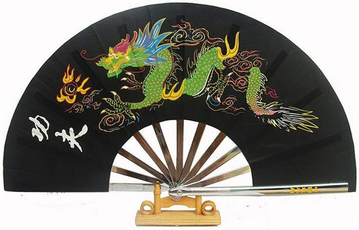 Folding Fan Alloy Stainless Steel Martial Arts Fan Self-Defense Accessories Gift