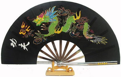 Folding Fan Alloy Stainless Steel Martial Arts Fan Self-Defense Accessories Gift