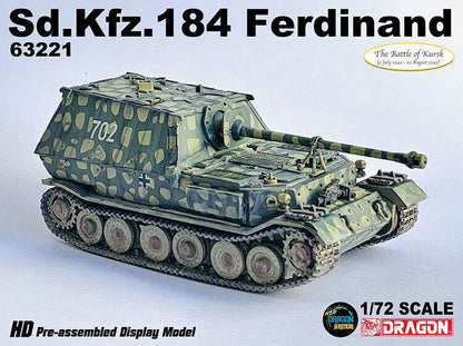 Dragon 1/72 German Sd.Kfz.184 Ferdinand Anti-tank Destroyer Kursk Model 63221
