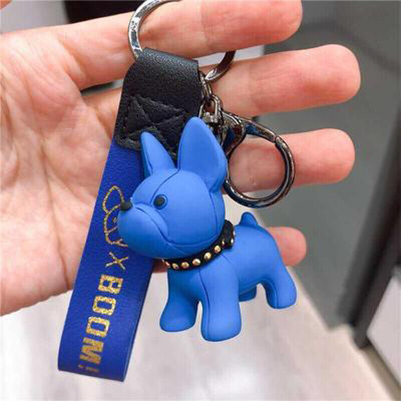 Creative Law Fighting Dog Cartoon Keychain Cute Doll Keychain Bag Pendant