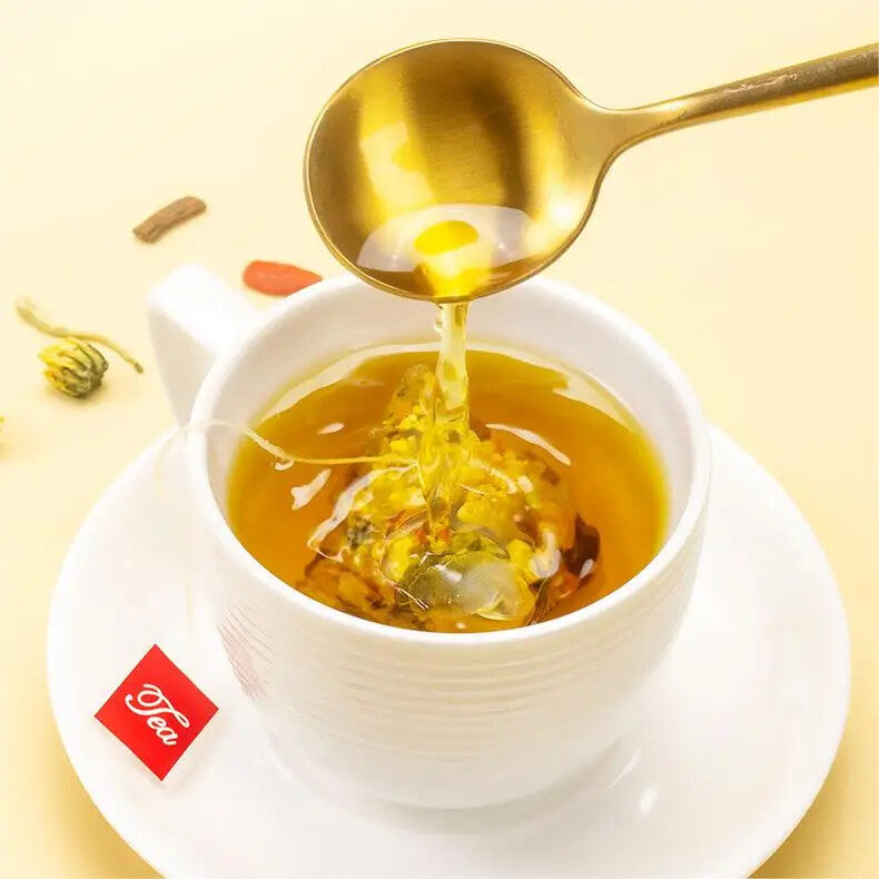 Liver Detox Tea Formula Chrysanthemum Cassia Seed Honeysuckle Health Tea Bags