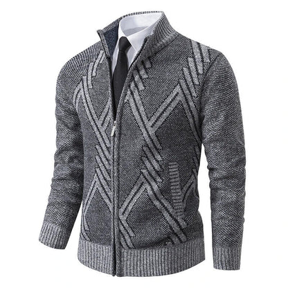 Winter Jackets Men Sweatercoat Knit Outerwear Mens Coat Jacket