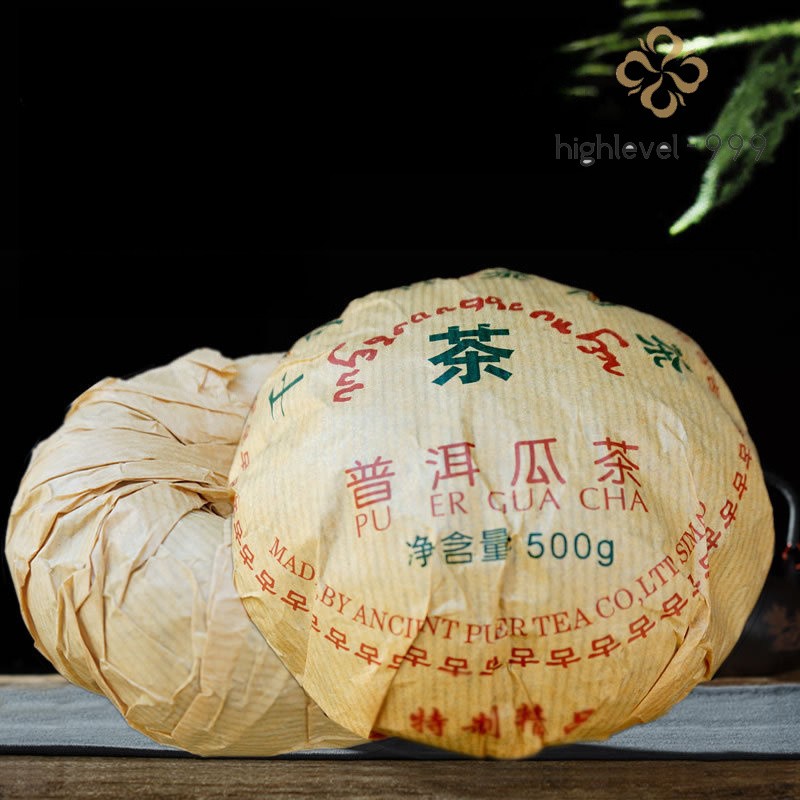500g Ripe Pu'er Gua Tuo Tea Yunnan Menghai Court Grade Ancient Tree Tea