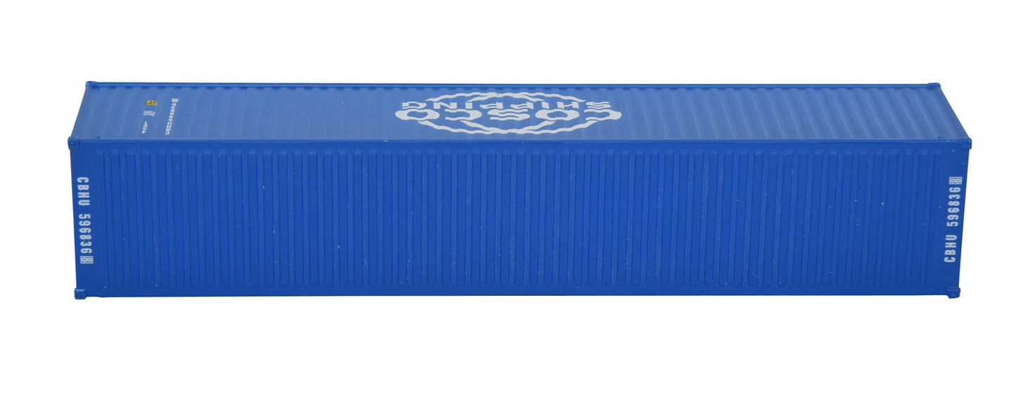 1:87 COSCO 40GP Metal Shipping Container Model Toy Home Office Decor Gift